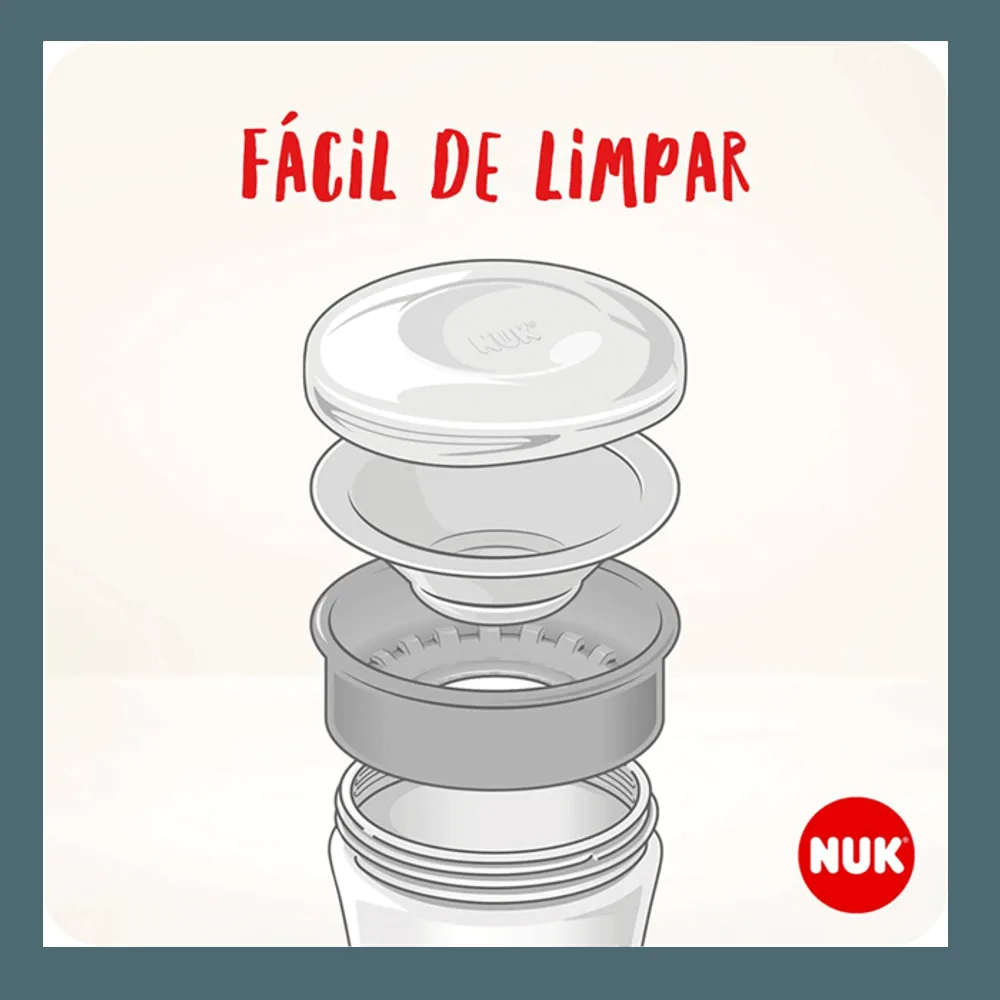 Copo de Transição NUK Evolution Magic Cup 360º +8 meses Antivazamento Azul 230ml 1 Unidade