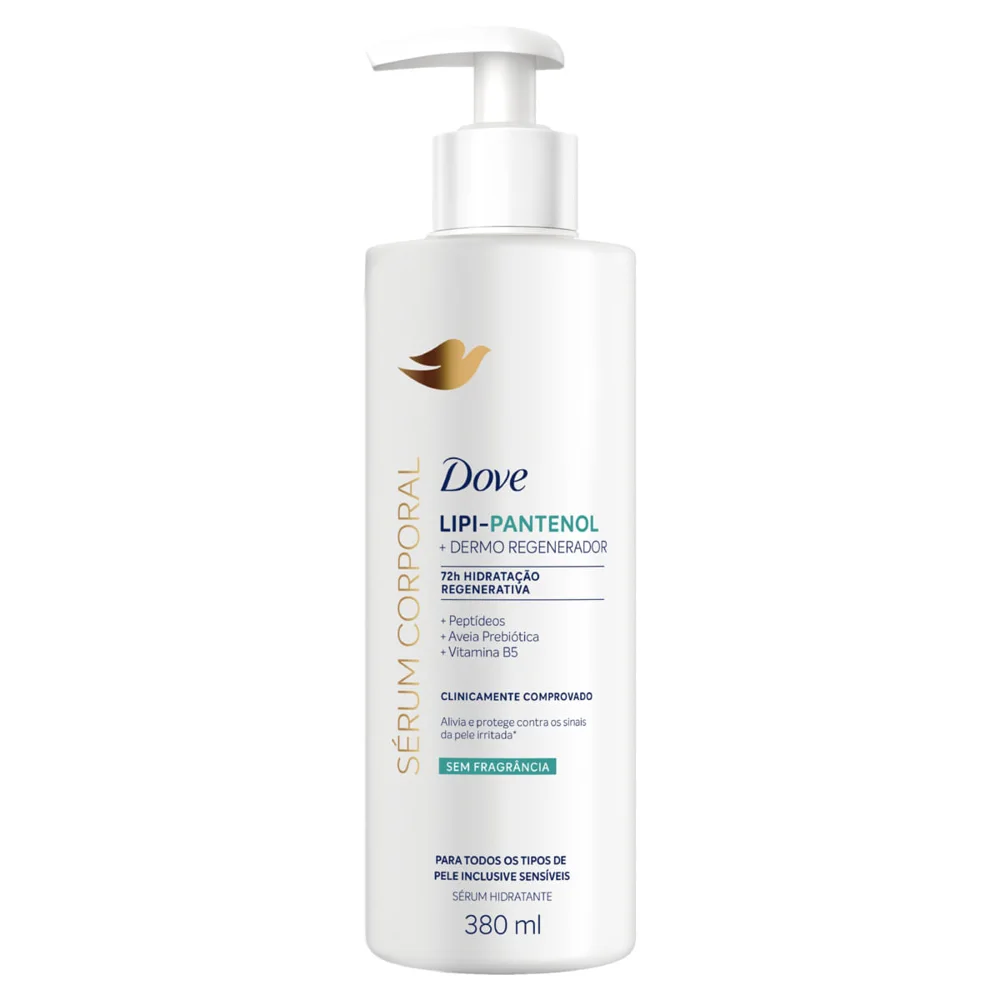 Sérum Corporal Dove Lipi-Pantenol + Dermo Regenerador 380ml