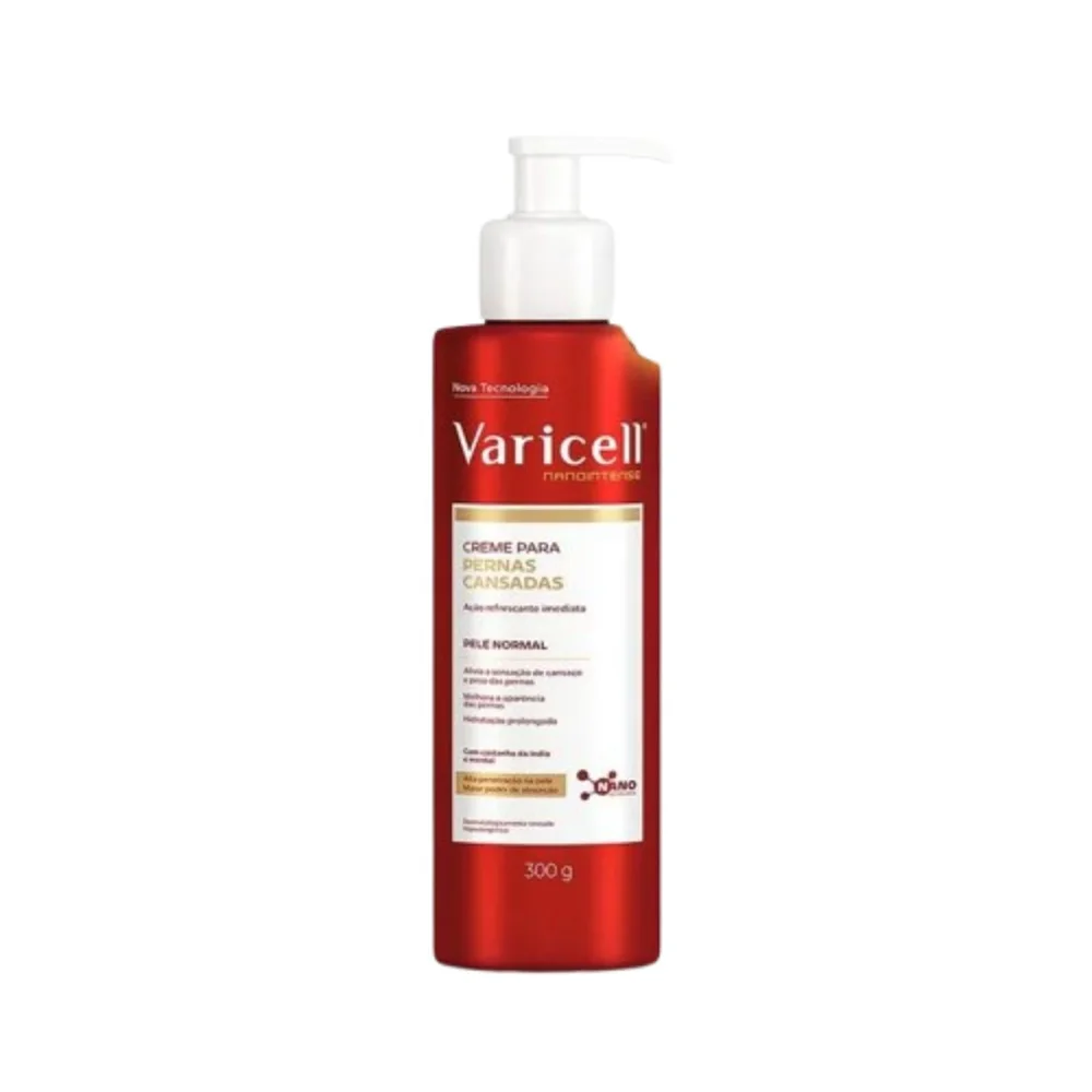 Creme Corporal Varicell Alívio para Pernas Cansadas e Varizes 300g
