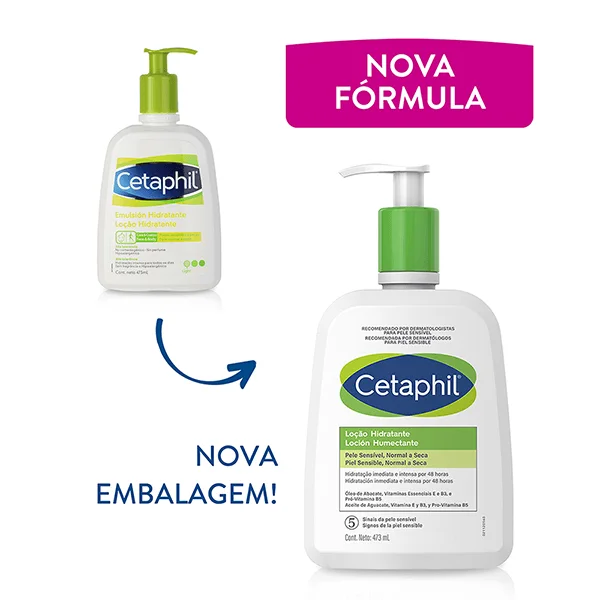 Loção Hidratante Cetaphil para Corpo e Rosto 473ml