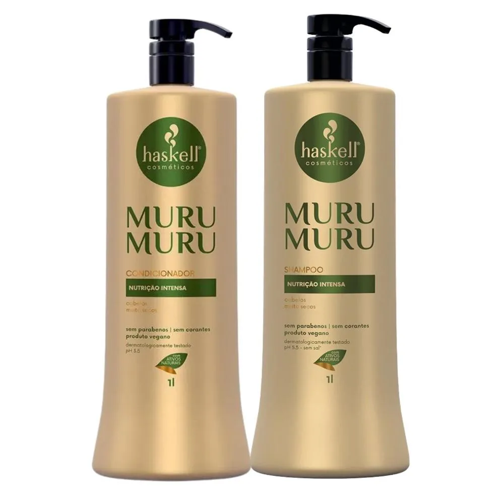 Haskell Muru Muru - Kit Shampoo e Condicionador - 1000ml
