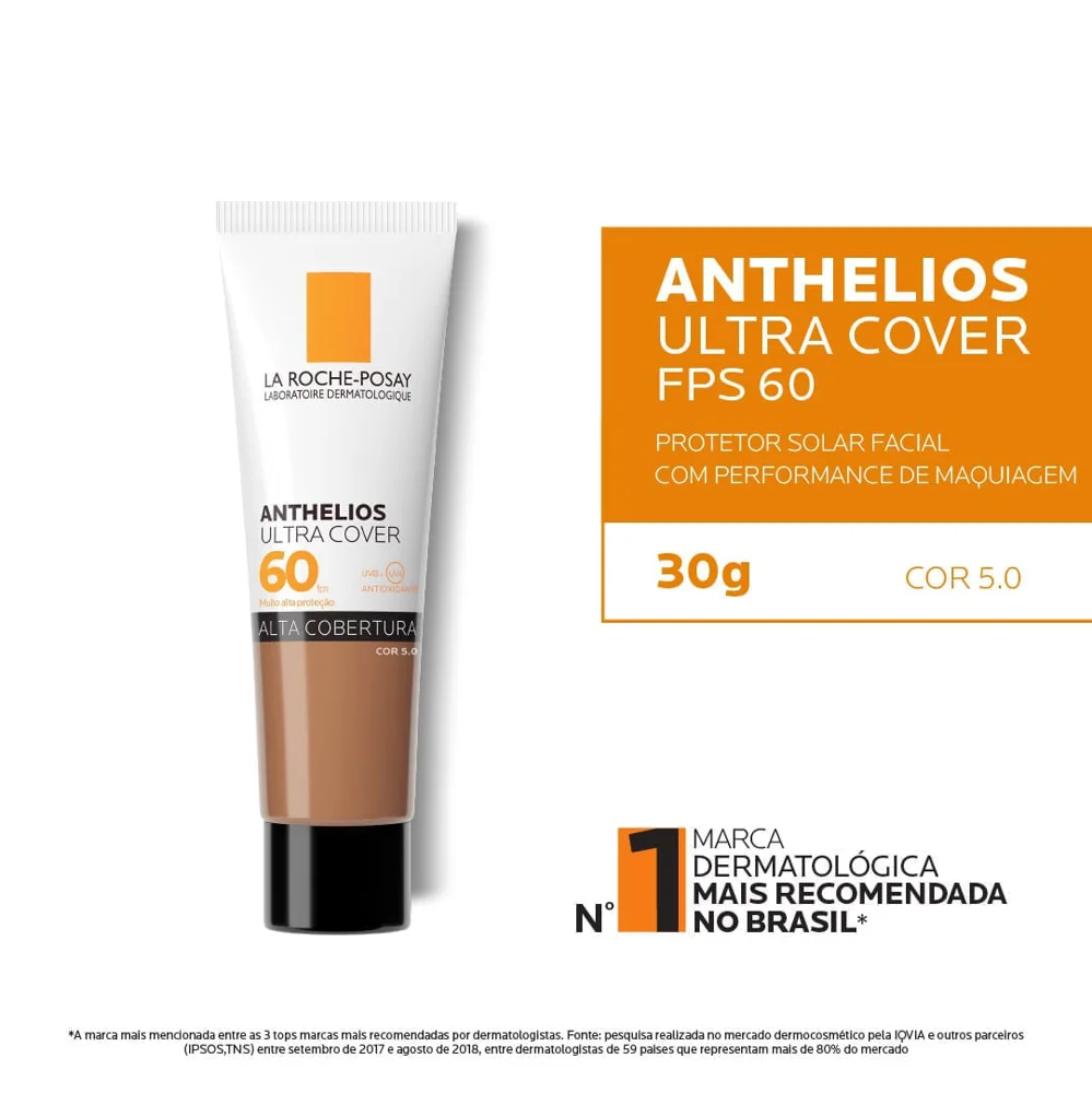 Kit La Roche-Posay Mela B3 Tratamento Antimanchas Gel de Limpeza 120g + Hidratante Double Dose 40ml + Anthelios Ultra Cover Cor 5.0 30g