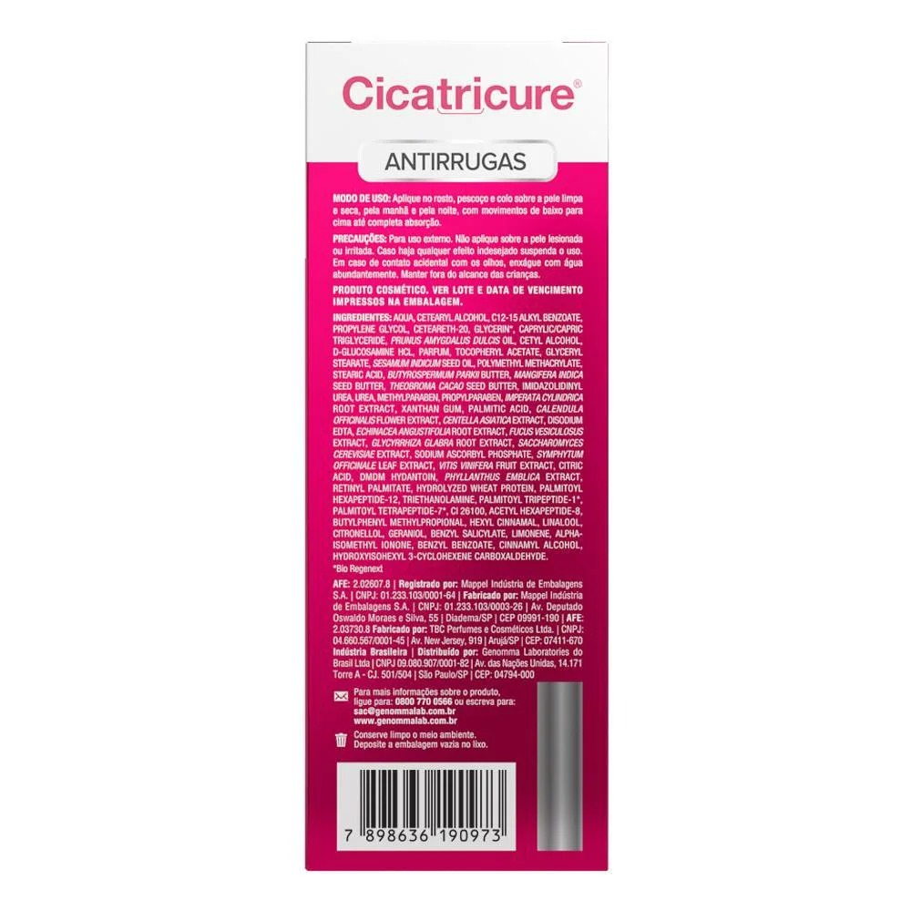 Creme Facial Cicatricure Antissinais 30g