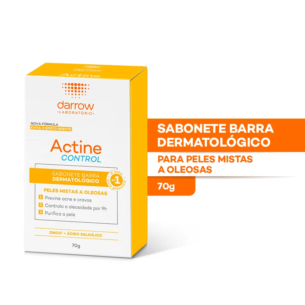 Sabonete em Barra Facial Darrow Actine Control Pele Oleosa 70g