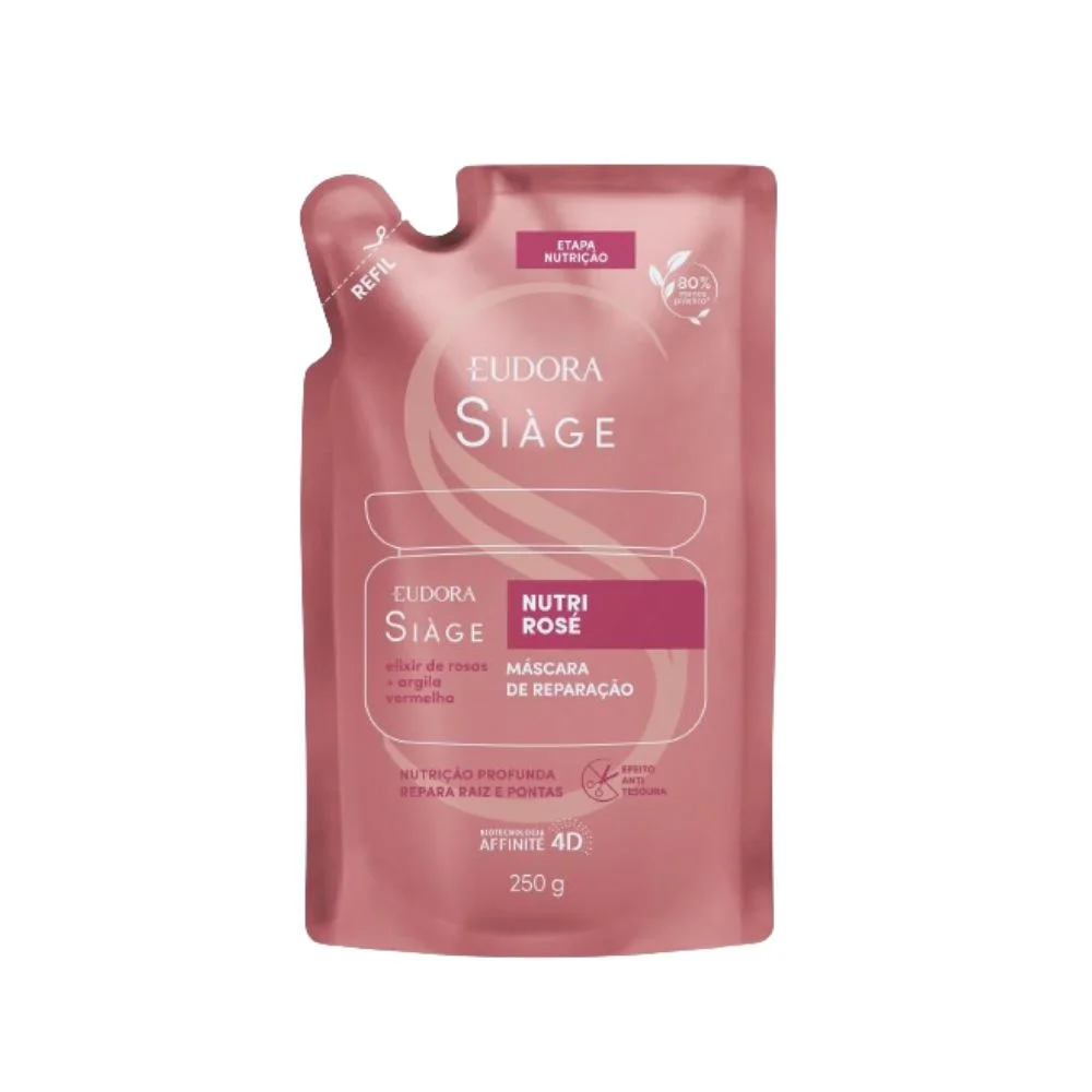 Máscara Capilar Eudora Siàge Nutri Rosé Refil 250g