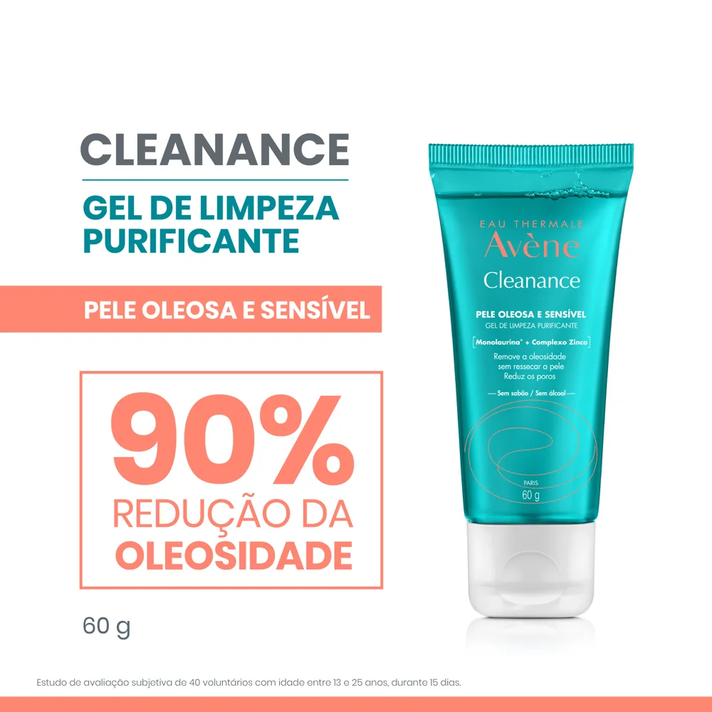 Gel de Limpeza Facial Avène Cleanance 60ml