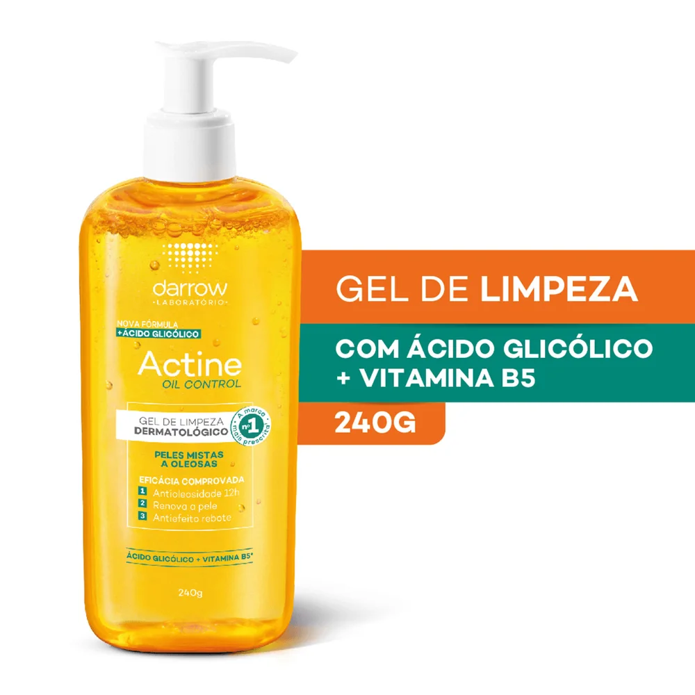 Gel de Limpeza Facial Actine Control Oil Control 240g