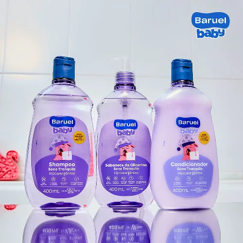 Sabonete Líquido Infantil Baruel Baby Sono Tranquilo Sem Lágrimas +6 meses 400ml
