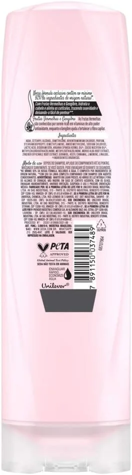Condicionador Seda Joias da Natureza Frutas Vermelhas + Gengibre 325ml