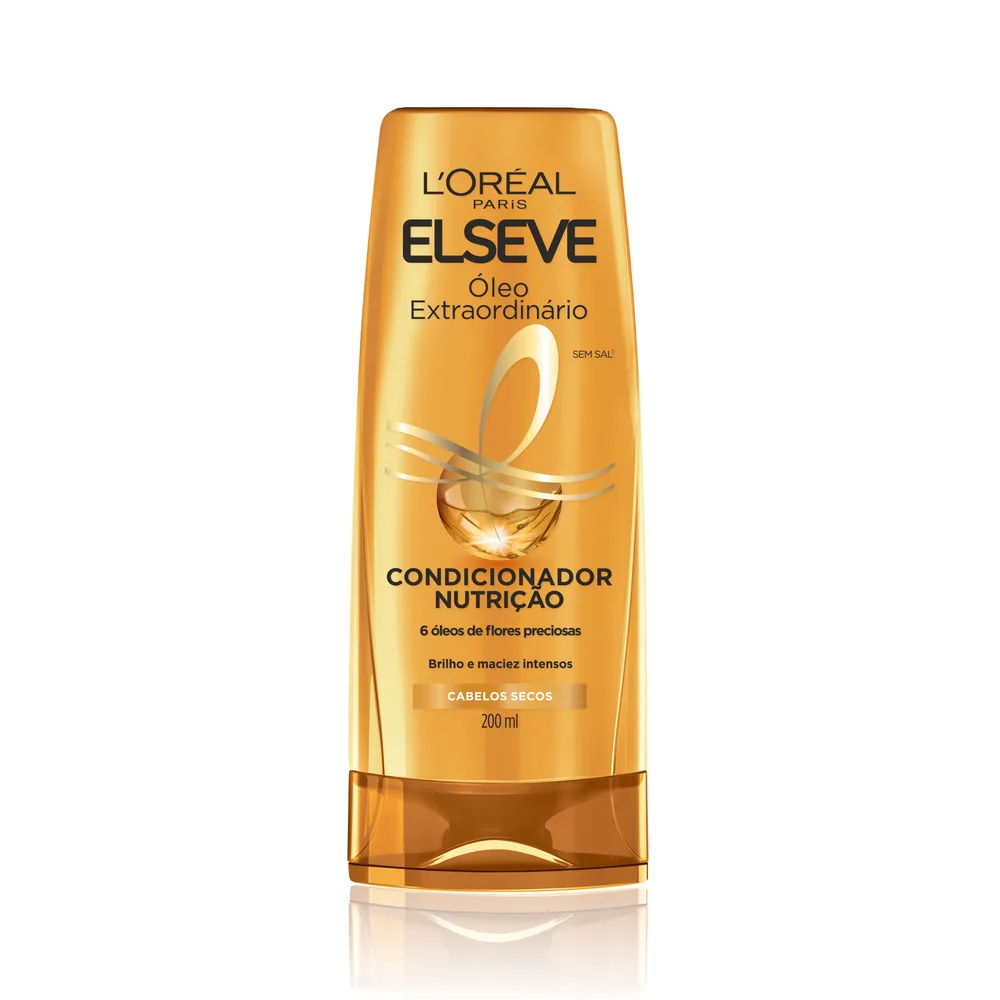 Condicionador Elseve Óleo Extraordinário Nutrição 200ml