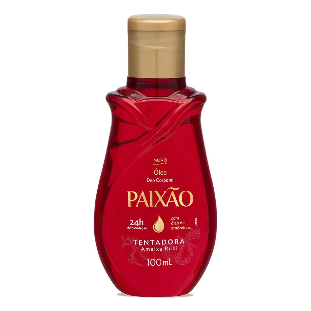 Kit Paixão Hidratação Corporal Hidratante Irresistível 400ml + Óleo Corporal Tentadora Ameixa Rubi 100ml