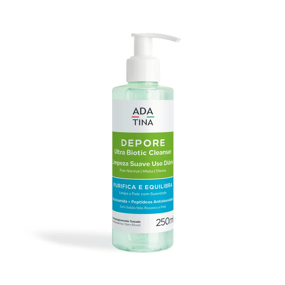 Gel de Limpeza Facial Ada Tina Depore Ultra Biotic 250 ml
