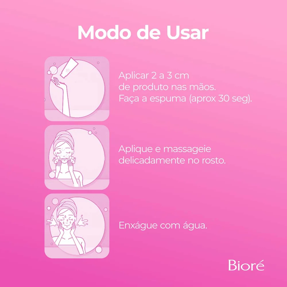 Sabonete Facial Bioré Wash Scrub Esfoliante 130g