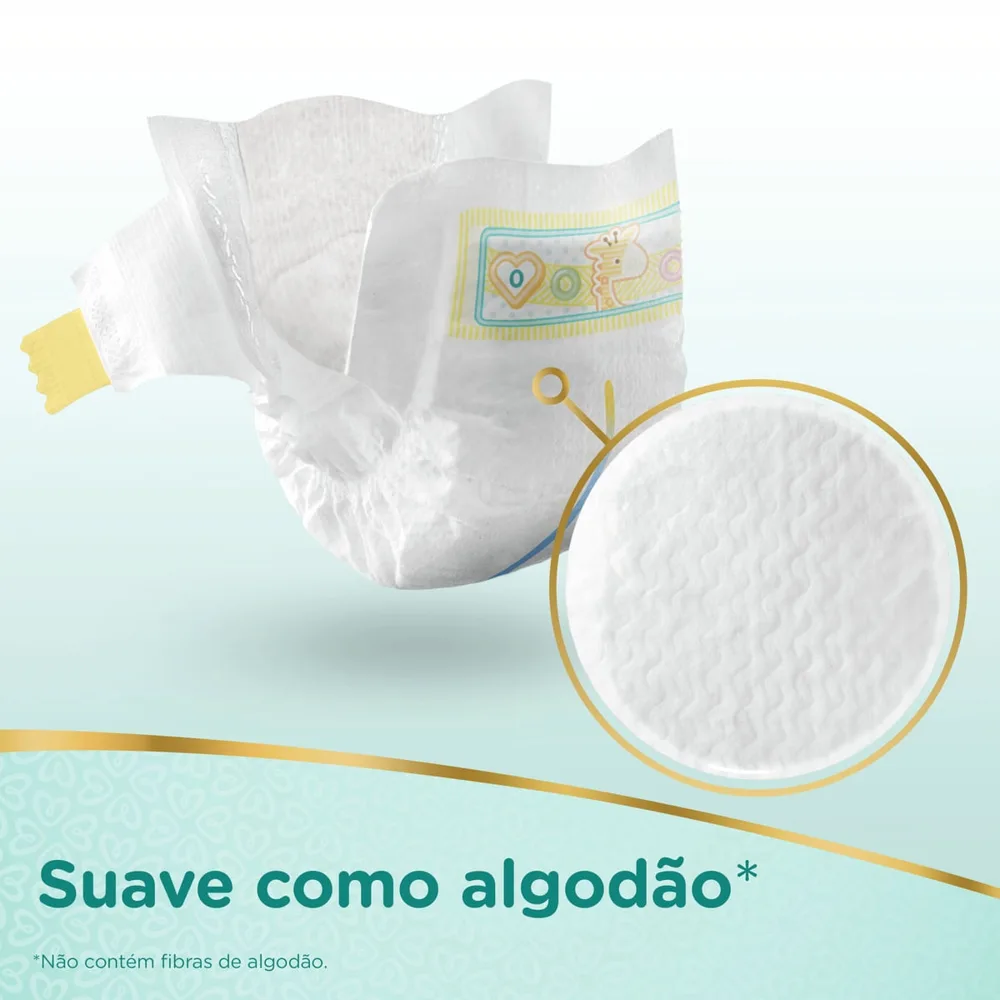 Fralda Pampers Premium Care Recém Nascido RN+ 20 Unidades