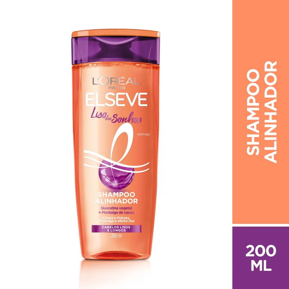 Shampoo Elseve Liso dos Sonhos Alinhador 200ml