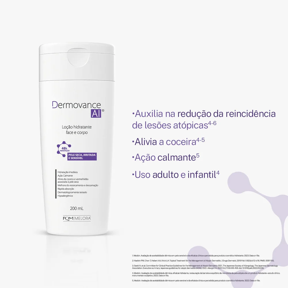 Loção Corporal Dermovance AI Hidratante 200ml