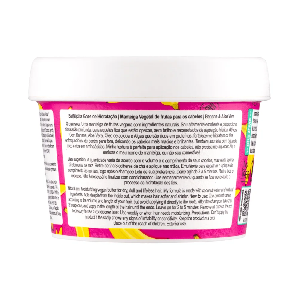 Máscara Capilar Lola Be(M)dita Ghee Hidratação 100g