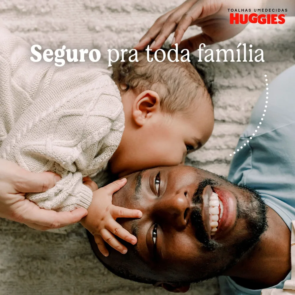 Lenços Umedecidos Huggies Rosto e Corpo Hipoalergênico 48 Unidades