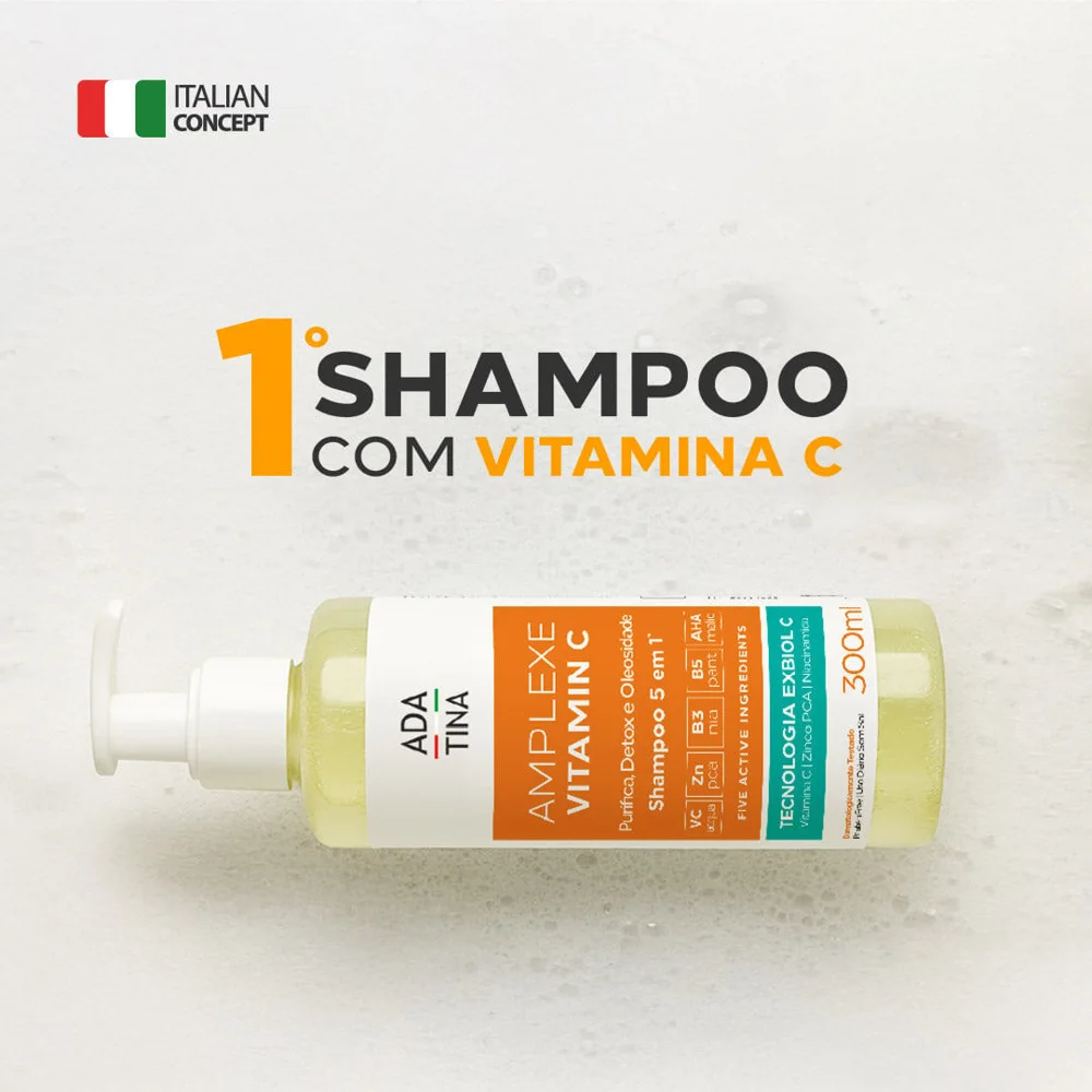 Shampoo Amplexe Vitamin C Ada Tina Purificante 5 em 1 300ml
