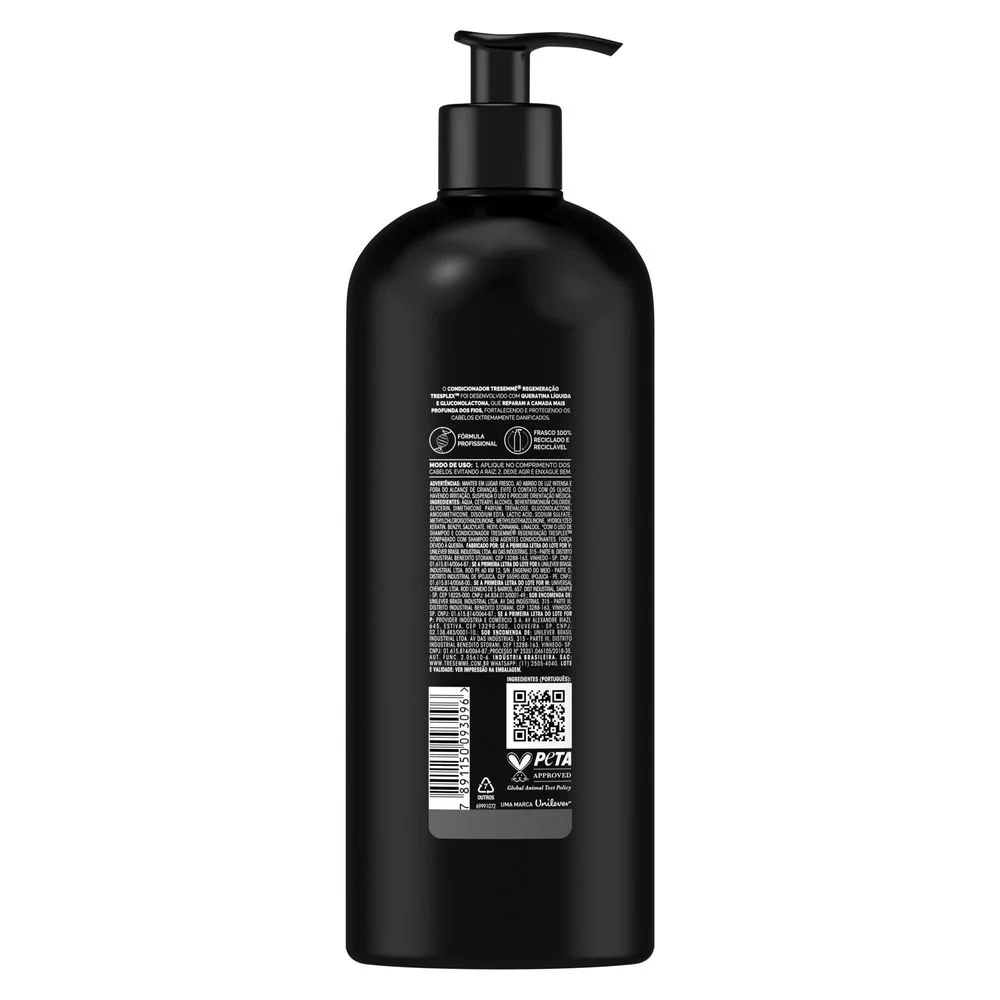 Condicionador TRESemmé TRESplex Regeneração Queratina e Gluconolactona 650ml