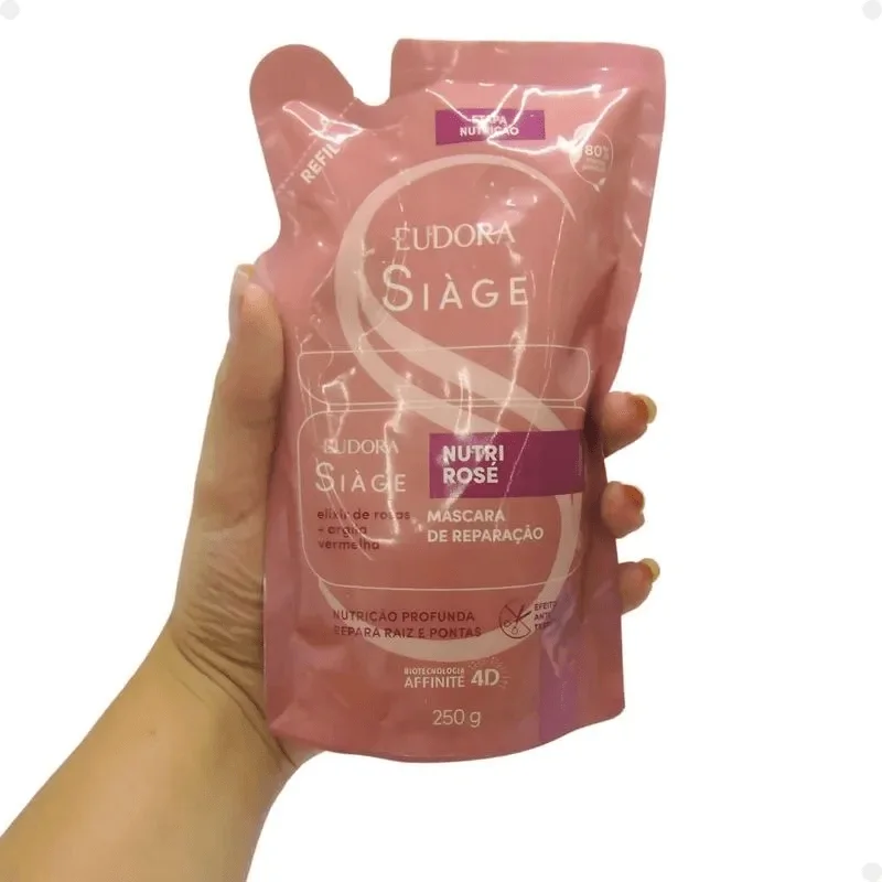 Máscara Capilar Eudora Siàge Nutri Rosé Refil 250g