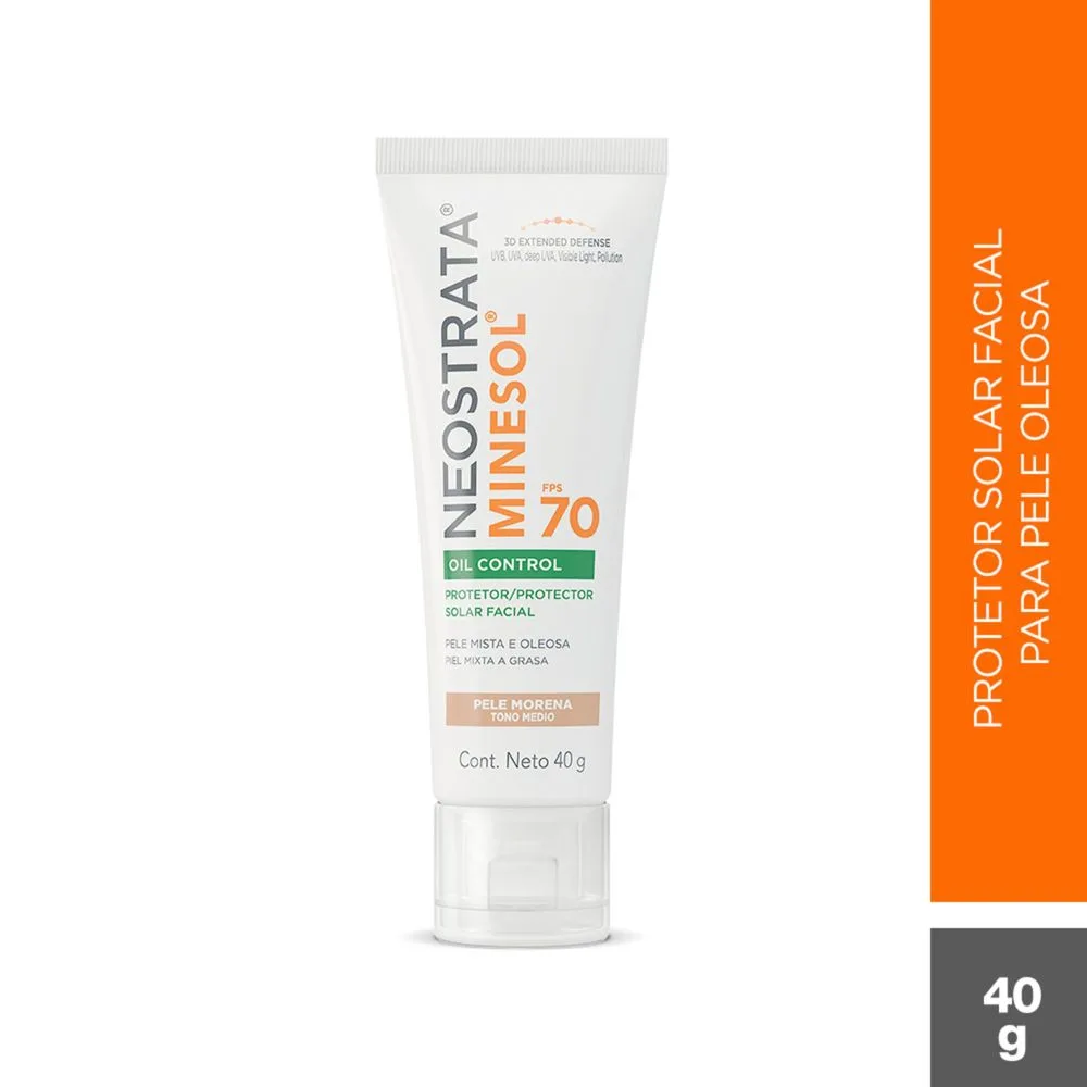 Protetor Solar Facial NeoStrata Minesol Oil Control FPS70 Cor Médio Claro 40g