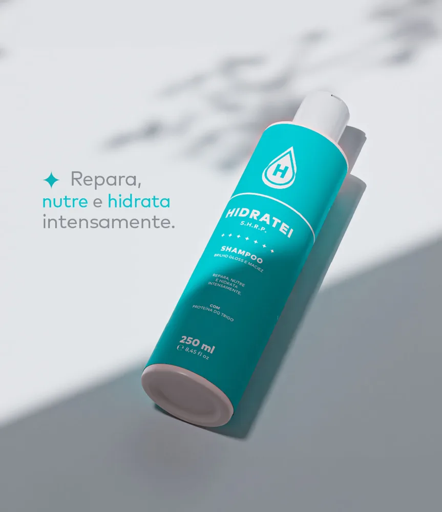 Kit Hidratei S.H.R.P Condicionador 200ml + 1 Mini Creme 10g + 1 Shampoo 250ml