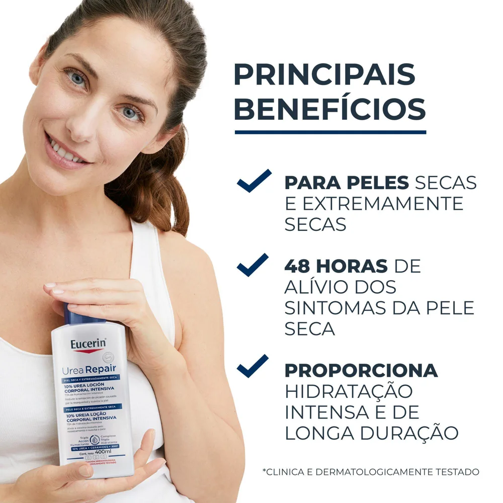 Loção Corporal Eucerin UreaRepair Plus 10% Ureia 400ml