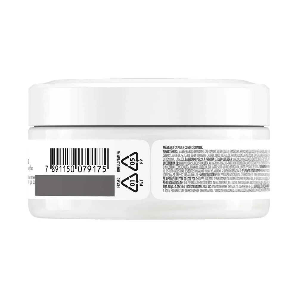 Máscara de Tratamento Dove Poder das Plantas Força + Bambu 190ml