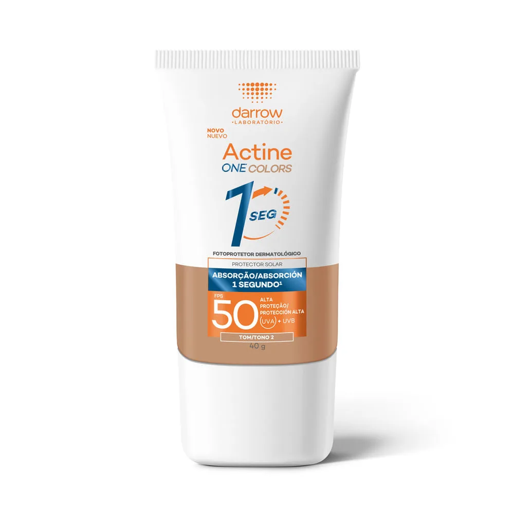 Protetor Solar Facial Dw Actine One Spf50 Médio 40g