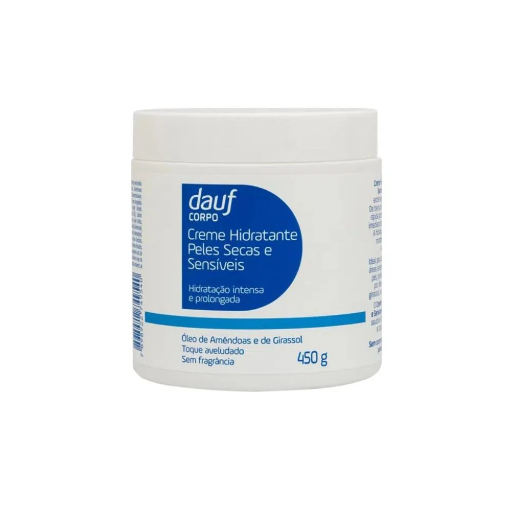 Creme Hidratante Corporal Dauf Pele Seca E Sensível 450g