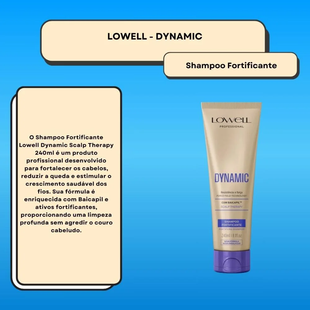 Lowell Dynamic - Shampoo Fortificante 240ml