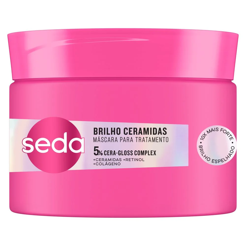Máscara Capilar Seda Brilho Ceramidas 300g
