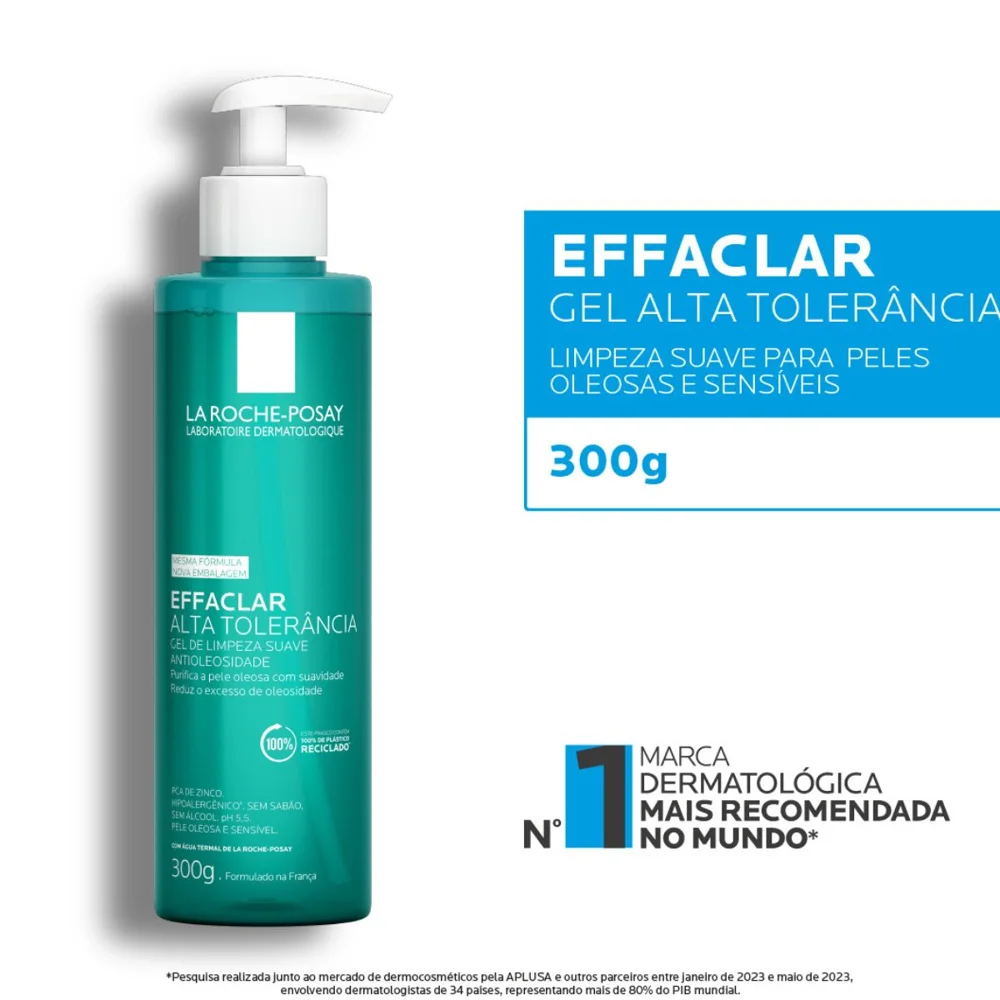 Gel De Limpeza Facial Effaclar Alta Tolerância La Roche-Posay 300g