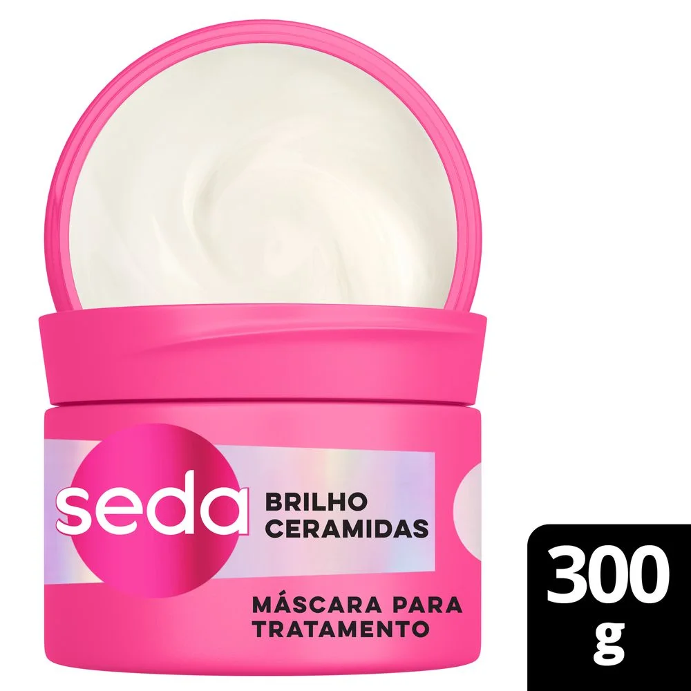 Máscara Capilar Seda Brilho Ceramidas 300g
