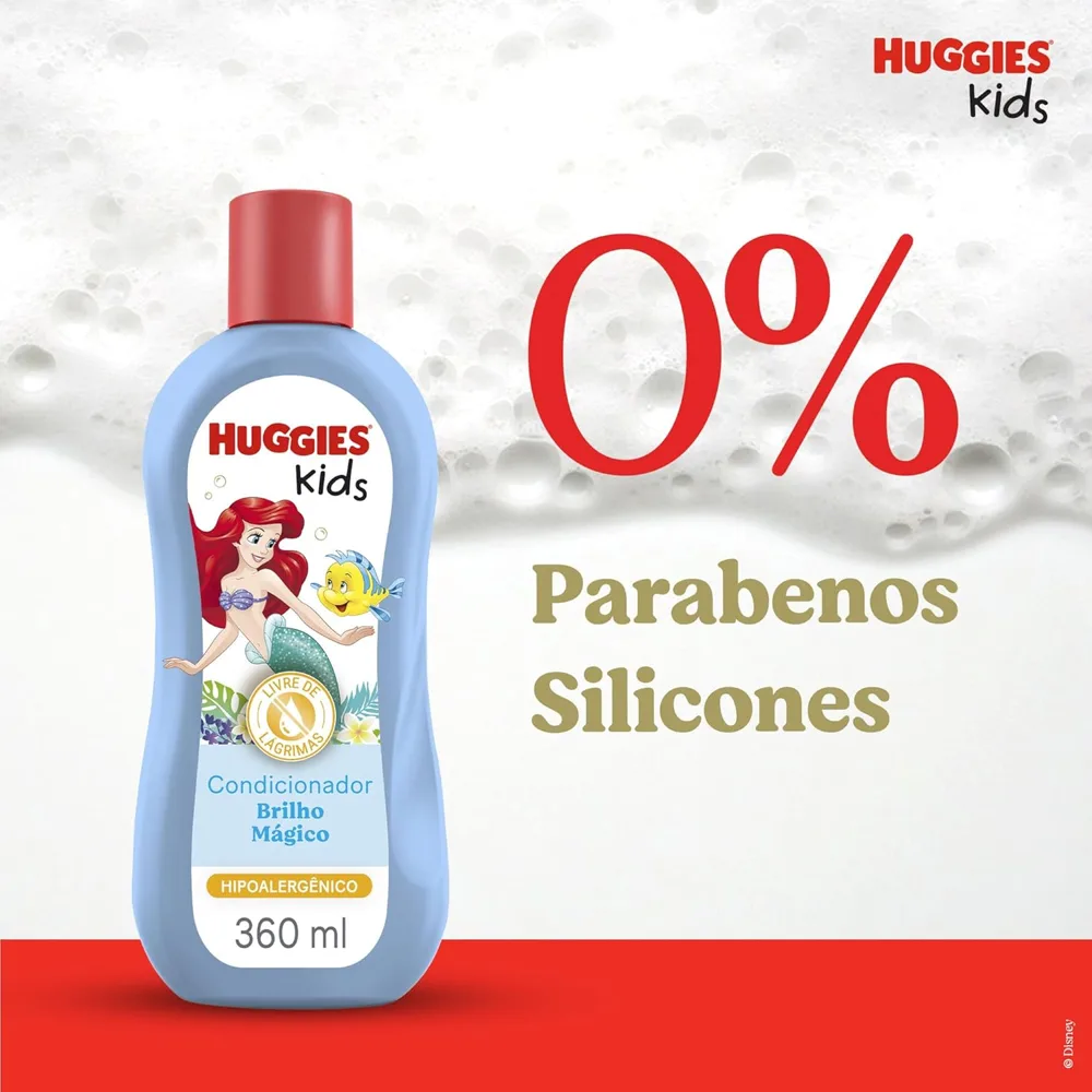 Condicionador Infantil Huggies Kids Brilho Mágico 360ml