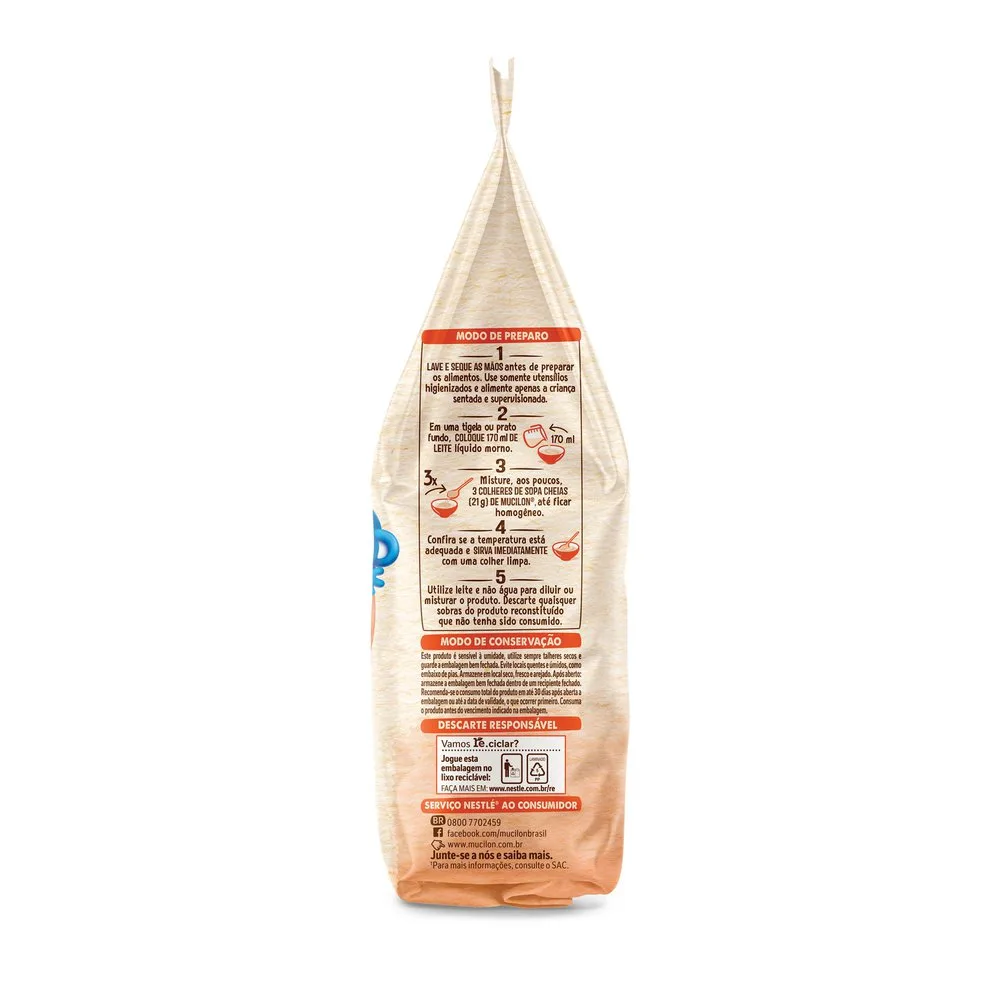 Cereal Infantil Mucilon Multicereais +6 meses 180g