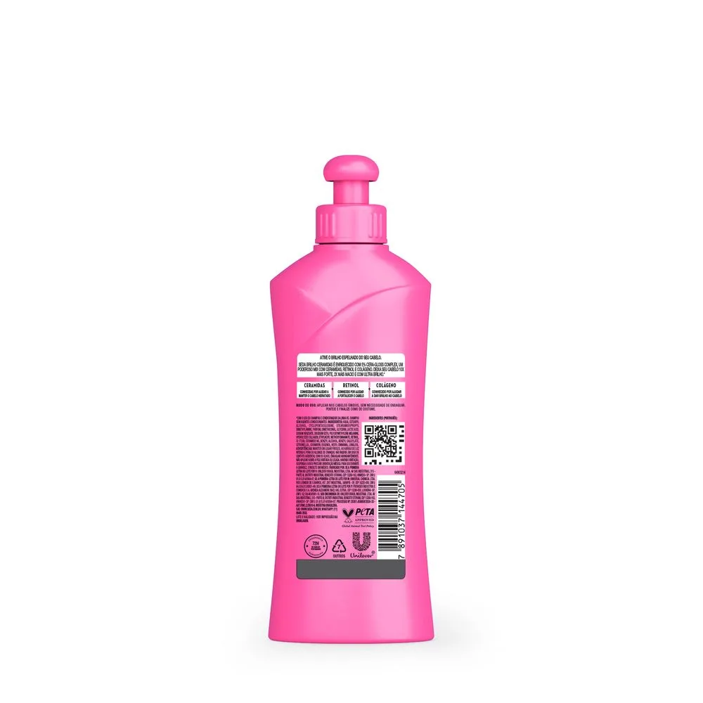 Creme de Pentear Seda Brilho Ceramidas 300ml