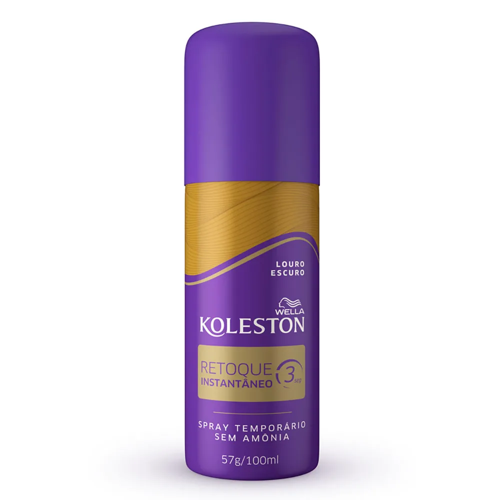 Tintura Koleston Retoque Instantaneo Cor Louro Escuro Spray 100ml