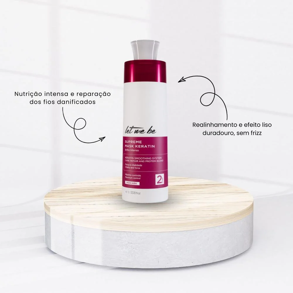 Let Me Be Supreme Mask - Keratin Alinhamento Máscara - 1L
