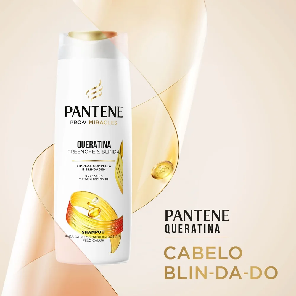 Shampoo Pantene Pro-V Miracles Queratina Preenche & Blinda 300ml