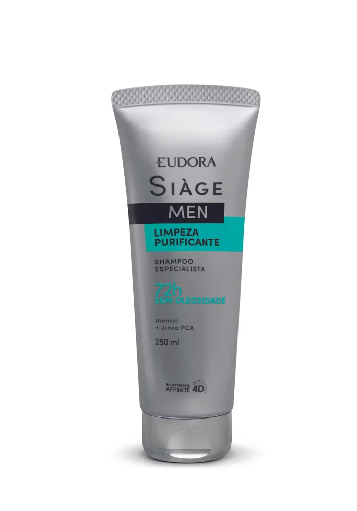 Shampoo Eudora Siàge Men Limpeza Purificante 250ml
