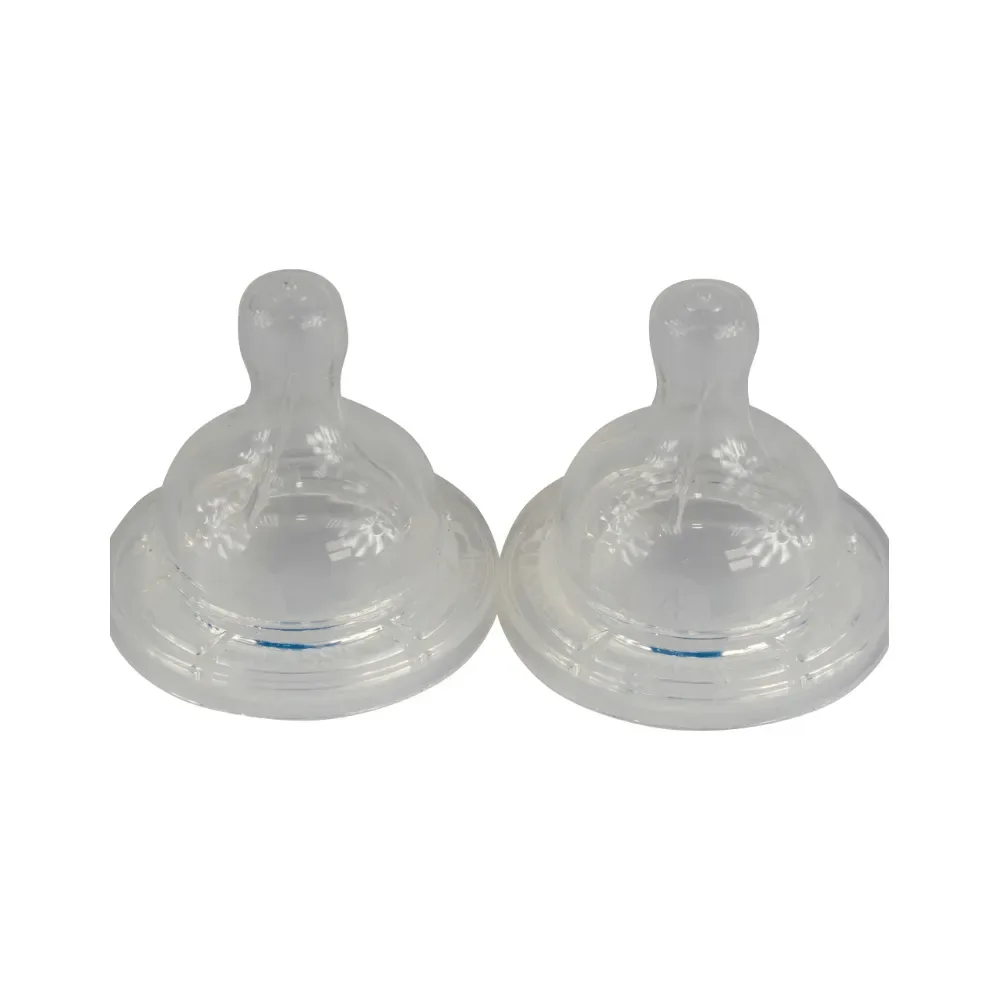 Bico para Mamadeira Philips Avent Classic +6 meses Anti Cólica Fluxo Rápido Silicone Tamanho 4 2 Unidades
