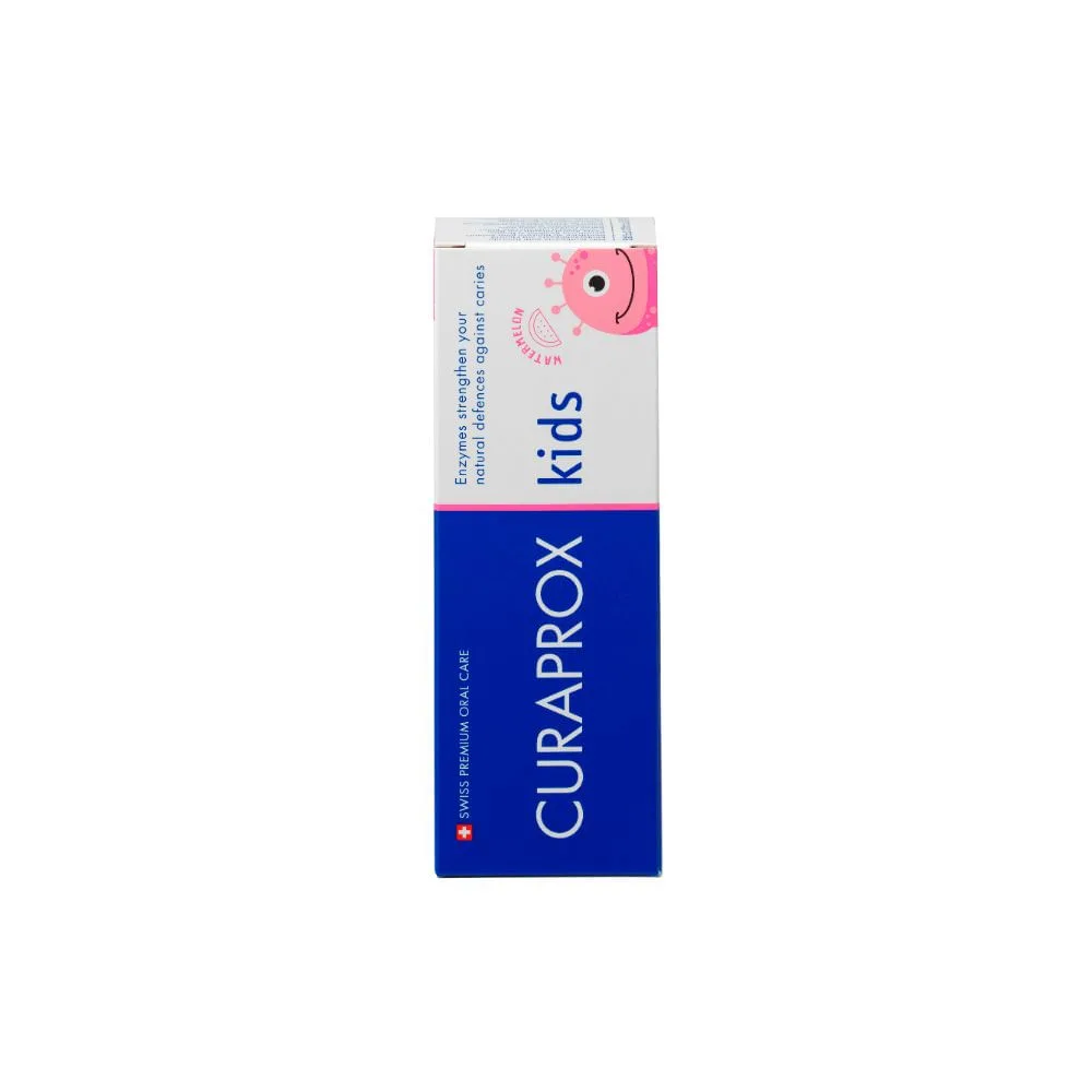 Creme Dental Infantil Curaprox Kids com Flúor de 0 a 6 anos Sabor Melancia 60ml
