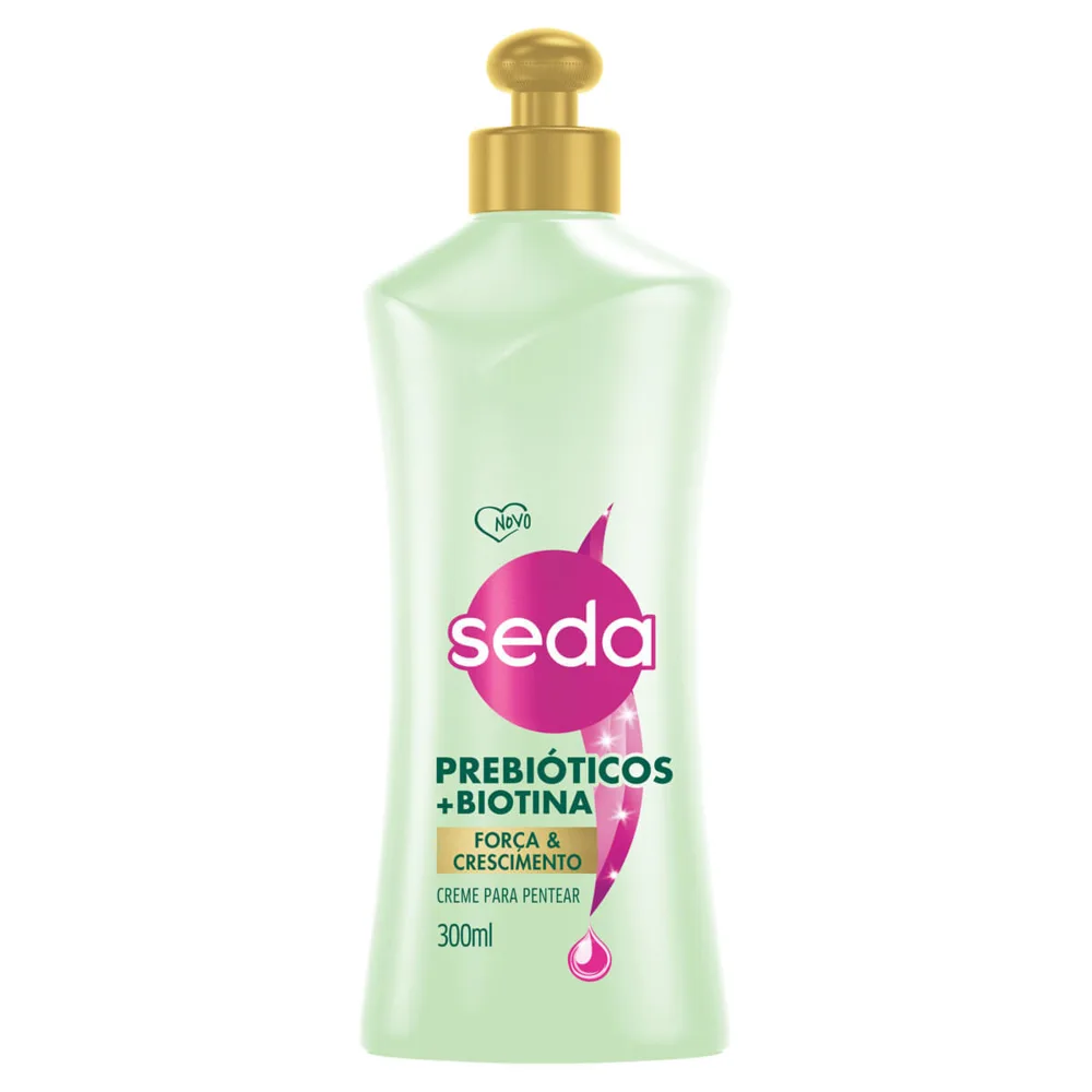 Creme de Pentear Seda Força & Crescimento Prebióticos + Biotina 300ml