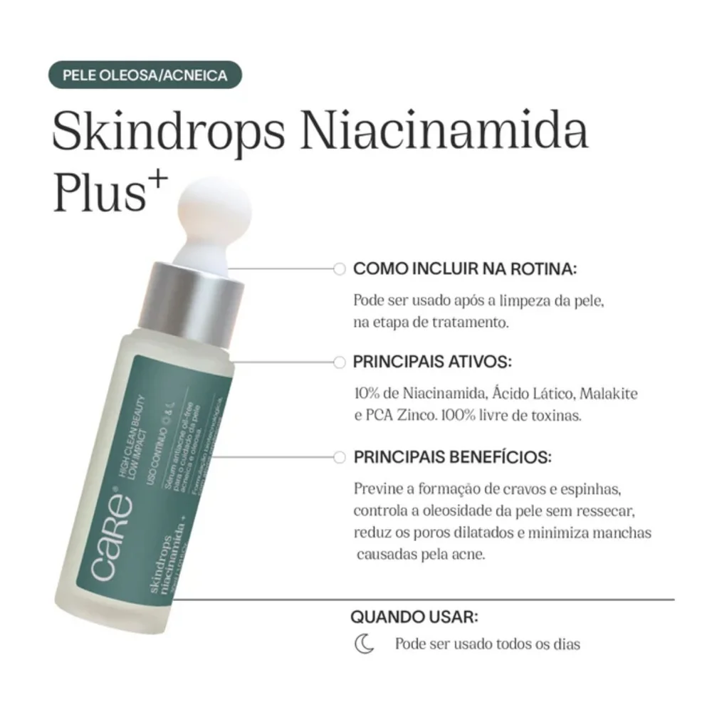 Sérum Niacinamida Care Skindrops Plus 30ml