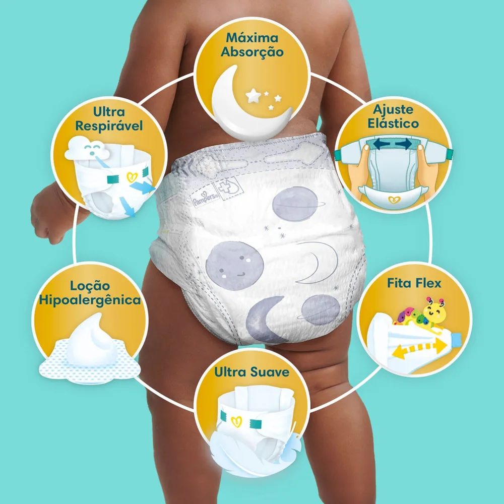 Fralda Pampers Premium Care XG 60 Unidades