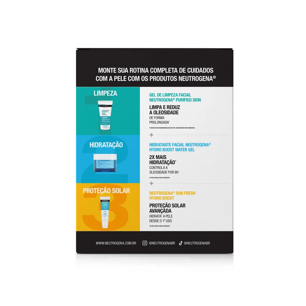 Kit Gel De Limpeza Neutrogena Purified Skin 150g Grátis Gel De Limpeza 60g
