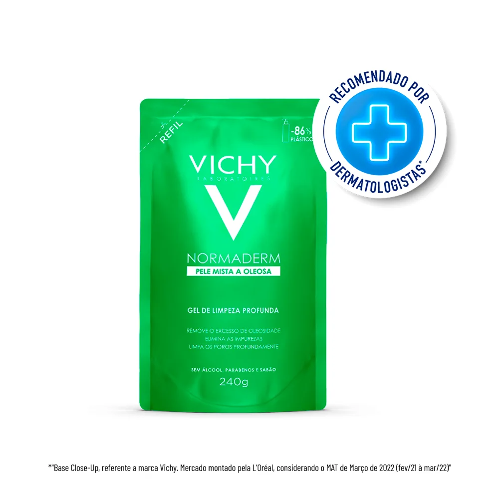 Gel de Limpeza Facial Vichy Normaderm Antioleosidade 240g