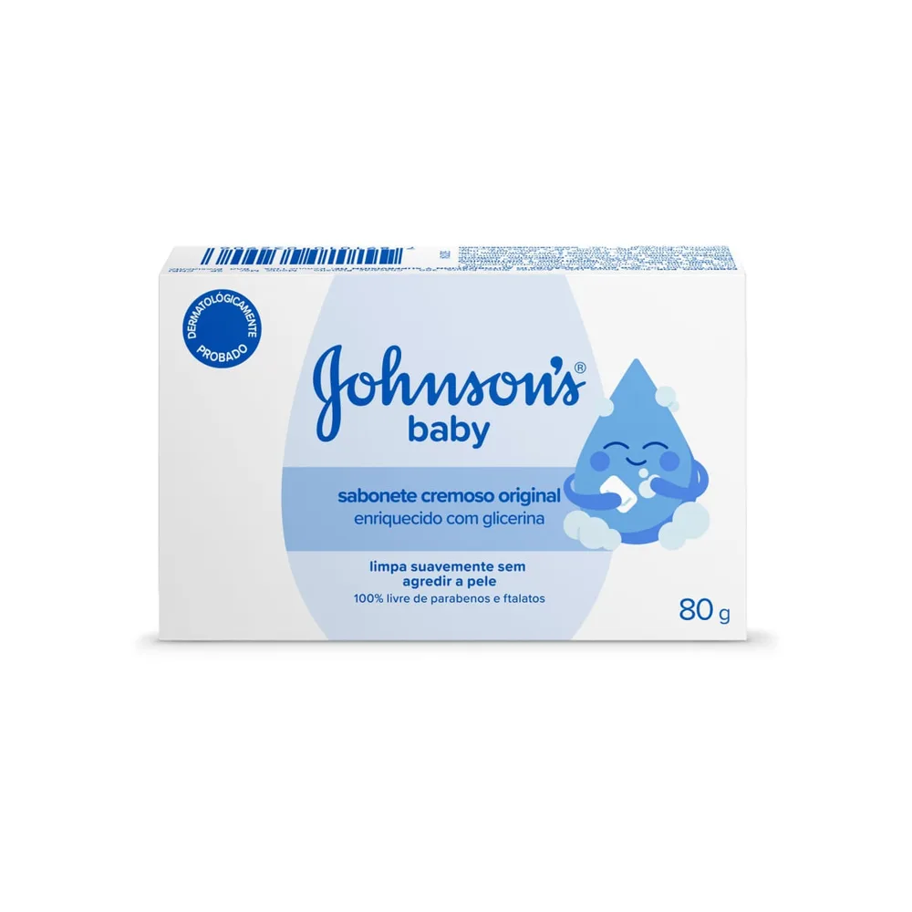 Sabonete em Barra Infantil Johnson's Baby Original 80g